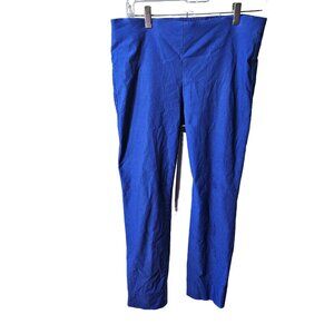Charter Club Chelsea Skinny Ankle Pants Womens Size 10 Blue Stretch Cotton Blend